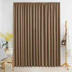 Beau rideau pour fenêtre - rideau occultant avec crochets - taupe 290x245 cm mode576914 Beau rideau pour fenêtre - rideau occultant avec crochets - taupe 290x245 cm mode576914