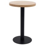 Beau table haute mange debout - table de bistro - marron clair - 50 cm mdf mode561650 Beau table haute mange debout - table de bistro - marron clair - 50 cm mdf mode561650