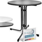 Beautissu table bistrot extérieur ronde Ø 80 cm imperméable ? table dappoint balcon jardin pliante ? ... Beautissu table bistrot extérieur ronde Ø 80 cm imperméable ? table dappoint balcon jardin pliante ? ...