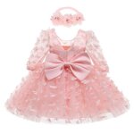 Bb fille petite robes tutu fleur mariage anniversaire cake smash saint - valentin nol baptme robe ...