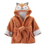 B�b� gar�on / fille mignon animal doux peignoir en coton capuche serviettes de bain pour b�b�