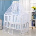 B�b� moustiquaire polyester lit berceau canop�e princesse nouveau - n� multifonctionnel support de levage ...
