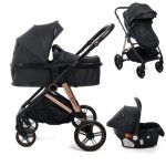 Bebelissimo - poussette combinée trio 3 en 1 - siège auto 0 + cavo ? nacelle ? dès la naissance ? jusqu?à ... Bebelissimo - poussette combinée trio 3 en 1 - siège auto 0 + cavo ? nacelle ? dès la naissance ? jusqu?à ...