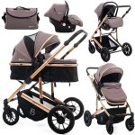 Bebelissimo - poussette combine trio 3 en 1 - sige auto 0m ? nacelle ? ds la naissance ? jusqu? 22kg ...