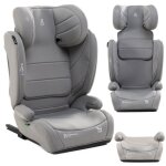 Bebelissimo - siège auto isofix - rehausseur i - size - 100 - 150cm - i - giro - gris claire Bebelissimo - siège auto isofix - rehausseur i - size - 100 - 150cm - i - giro - gris claire