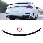 Becquet de coffre look amg noir brillant pour mercedes classe c w206 berline de 04 / 2021 � 2027