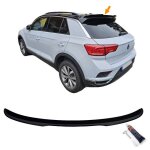 Becquet spoiler de toit sport noir brillant vw t - roc 2017 - 2022 (06172)