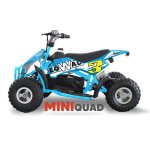 Beeper - miniquad 1 quad lectrique enfant 1 kw max 36 v 12 ah couleur - cyan