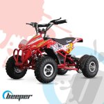 Beeper - miniquad 2 quad lectrique enfant 600 w max 36 v 12 ah couleur - rouge