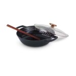 Wok - beka - 15140304 - 30 cm - fonte - anti - adhsif - tous feux dont induction