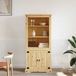 Bel - achat * bahut meuble enfilade - fonction daffichageplacard / buffet gamme corona pin mexicain 80x40x170 ...