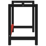 Bel - achat * base pour table - facile � installer - cadre de banc de travail m�tal 80x57x79 cm noir ...