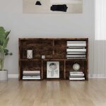 Bel - achat * biblioth�que / buffet - bahut meuble enfilade - fonction daffichage ch�ne fum� 50x25x80 ...