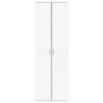 Bel - achat * buffe haut - capacit� g�n�reuse - cabinet vaisselier blanc 60x35x180 cm - bois d?ing�nierie ...