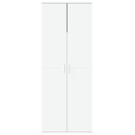 Bel - achat * buffe haut - capacit� g�n�reuse - cabinet vaisselier blanc 70x35x180 cm - bois ding�nierie ...