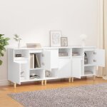 Bel - achat * buffets - lot de 3 - capacit� g�n�reuse - cabinet meuble enfilade blanc 60x35x70 cm - bois ...