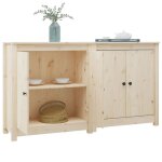 Bel - achat * buffets - bahut meuble enfilade - fonction daffichage - lot de 2 - 70x35x80 cm - bois massif ...