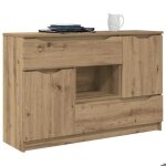 Bel - achat * buffet - bahut meuble enfilade - fonction daffichage ch�ne artisanal 100x30x656 bois ding�nierie ...