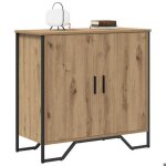 Bel - achat * buffet - bahut meuble enfilade - fonction daffichage marron 78x35. 5x74. 5 cm - bois ding�nierie ...