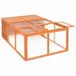 Bel achat * cage poulailler ext�rieur de jardin - poules / lapins - maison pour animaux de jardin 150x100x50 ...