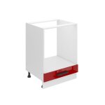 Meuble de cuisine - belini - sdp - rouge très brillant - 60x82 cm - sans plan de travail Meuble de cuisine - belini - sdp - rouge très brillant - 60x82 cm - sans plan de travail