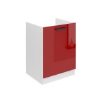 Meuble de cuisine - belini - sdz - rouge brillant - 516x60x82 cm - sous Évier avec 1 porte Meuble de cuisine - belini - sdz - rouge brillant - 516x60x82 cm - sous Évier avec 1 porte