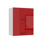 Meuble haut cuisine - belini - sgp2 - 60 - 2 portes - rouge trs brillant - 72 cm de hauteur