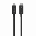 Cble thunderbolt 4 - belkin - 2 m - 40 gbit / s - 100 w power delivery - usb type - c
