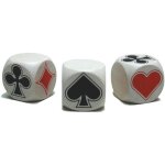 Dé belote en bois 30 mm blanc - jeux de société - pièces & accessoires - dés & pistes de dés Dé belote en bois 30 mm blanc - jeux de société - pièces & accessoires - dés & pistes de dés