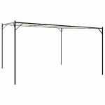 Belv�d�re autoportant - vidaxl - 4x4 m - blanc - toile amovible - protection anti - uv - imperm�able ...