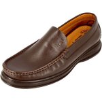 Belym chaussures m�dical homme mocassin en cuir marron mm087 39