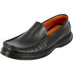 Belym chaussures mdical homme mocassin en cuir noir mmn087 42
