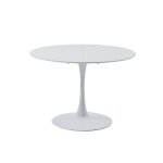 Benyled table de salle à manger ronde de 110 cm table de cuisine scandinave avec plateau en deux parties ... Benyled table de salle à manger ronde de 110 cm table de cuisine scandinave avec plateau en deux parties ...