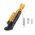 Béquille de moto réglable cnc en alliage daluminium support latéral jambe accessoire universel pièces ... Béquille de moto réglable cnc en alliage daluminium support latéral jambe accessoire universel pièces ...