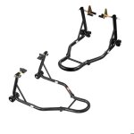 Bquille roue avant et arrire - duoku - lve moto charge 499 kg - avec fourche avant double - fourche ...