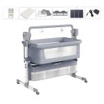 Berceau bb lectrique - magic zc - lit pliable en un clic 4modes cadeaux tels que moustiquaires lit ...