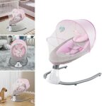 Berceau lectrique pour bb (rose) - berceau multifonctionnel - chaise  bascule pour bb de 0 - 18 ...
