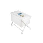 Berceau - interbaby - paracaidista - h�tre blanc - parure incluse - matelas inclus