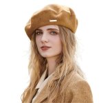 Bret franais femme laine - 1 pice classique taille unique - jaune - convient pour femme coiffure