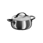 Berghoff home faitout 18 cm avec couvercle smokey black acier inoxydable tous feux dont induction four ...