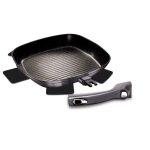 Berlingerhaus po�le � griller avec poign�e amovible 28 cm carbon pro line bh - 6914