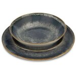 Berlingerhaus service de 18 assiettes aspen collection gris bh - 10302 Berlingerhaus service de 18 assiettes aspen collection gris bh - 10302