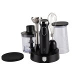 Berlingerhaus stick blender avec accessoires 6 pcs matte black collection bh - 9597