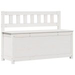 Best - home banc banquette bout de lit - blanc 110x41x765 cm bois de pin massif1parcel5771