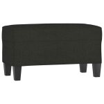 Best - home banc banquette bout de lit - noir 70x35x41 cm tissu1parcel1929
