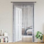 Best seller classique - rideau en fils 2 pcs 140xrideau en fils 2 pcs 140x250 cm gris clair 48911