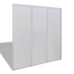 Best seller pare baignoire � 3 volets r�tractables 117 x 120 cm - portes & parois de douche - 1498509 ...