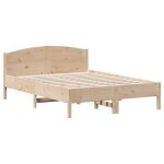 Bestlit adulte / sommier  lattes brun cadre de lit - sans matelas - 120 x 190 cm bois de pin massif ...