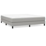 Bestlit adulte / sommier � lattes gris cadre de lit - sans matelas - gris clair 180 x 200 cm tissu nov258385 ...