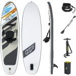 Bestway paddle kayak gonflable et transformable hydro - force white cap - 305 x 84 x 12 cm
